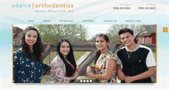 Desktop Screenshot of adameorthodontics.com